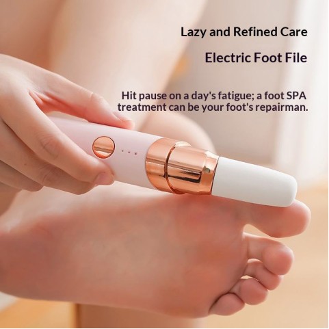 Pink Electric Callus Remover for Home Use