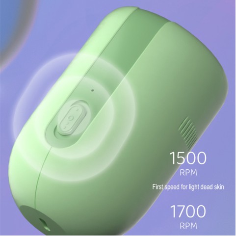 Green Rechargeable Electric Foot Callus Remover
