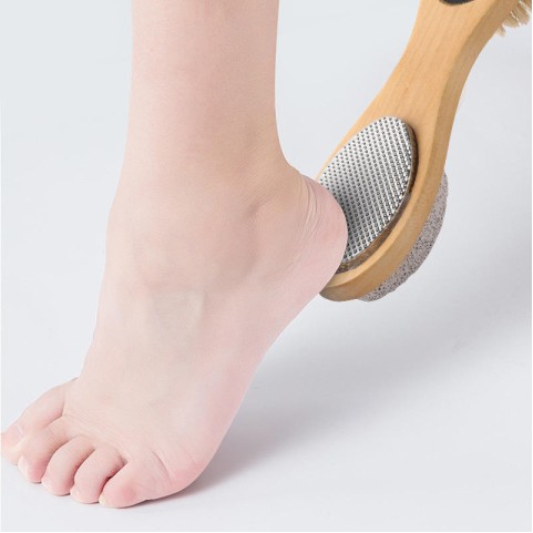 4-in-1 Wooden Foot Cleaning Brush
