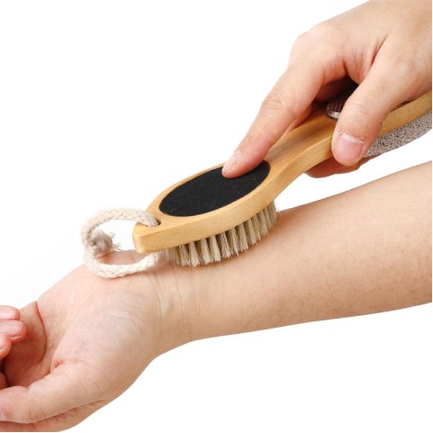 4-in-1 Wooden Foot Cleaning Brush
