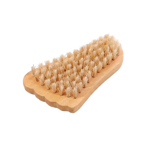 Creative Foot-Shaped Boar Bristle Foot Cleaning Brush