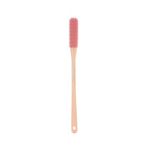 Long-handled rubber shower brush for feet