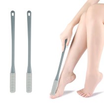 Eco-friendly long-handled foot cleaning brush