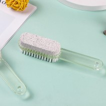 Non-slip foot file and brush for removing dead skin and calluses