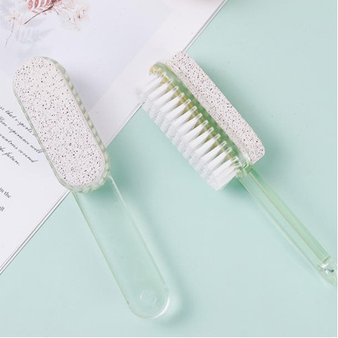 Non-slip foot file and brush for removing dead skin and calluses