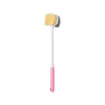 Green and white PP foot cleaning brush