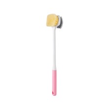 Green and white PP foot cleaning brush