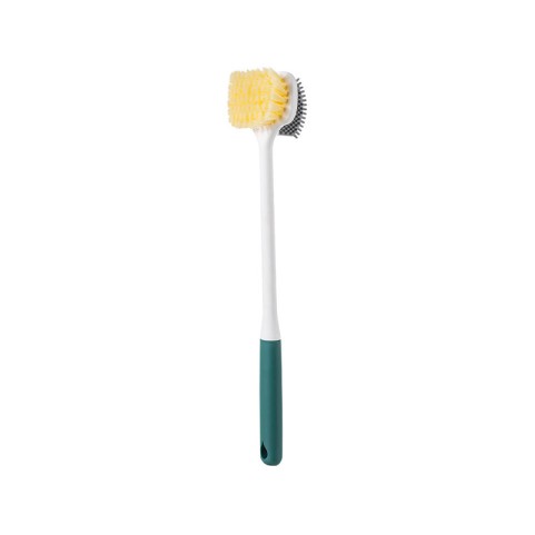 Green and white PP foot cleaning brush