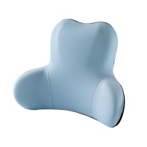 Blue adjustable lumbar cushion