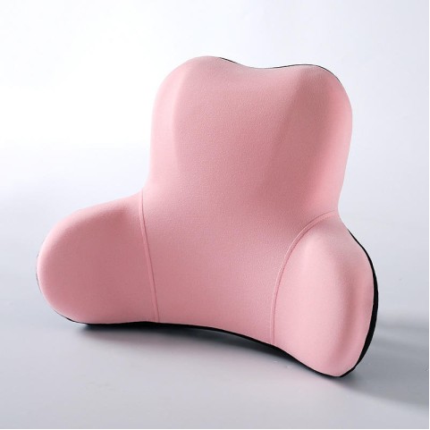 Blue adjustable lumbar cushion