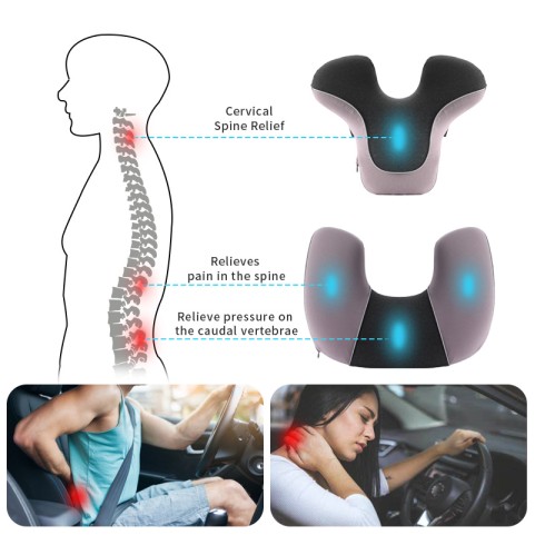 Ergonomic Car Neck and Back Support Cushion