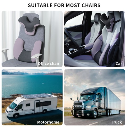 Ergonomic Car Neck and Back Support Cushion