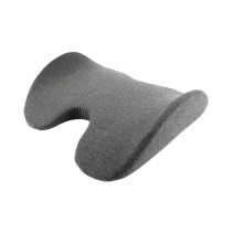Grey memory foam lumbar cushion