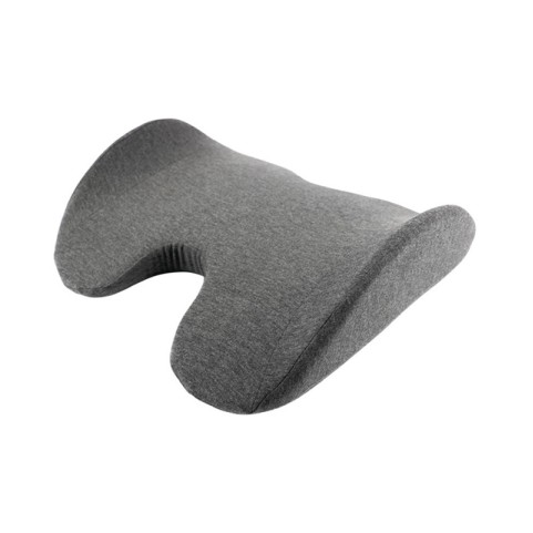 Grey memory foam lumbar cushion
