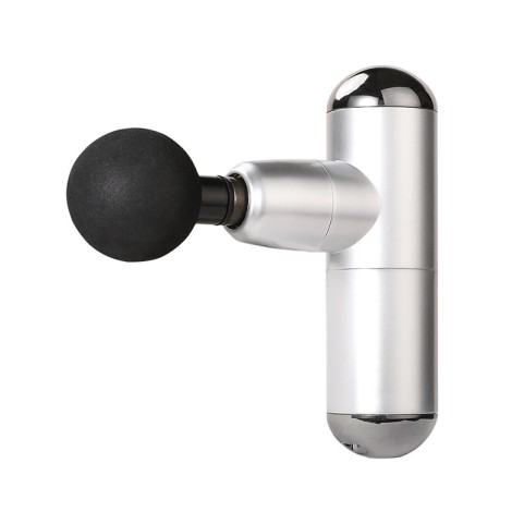 Silver Portable Mini Massage Gun