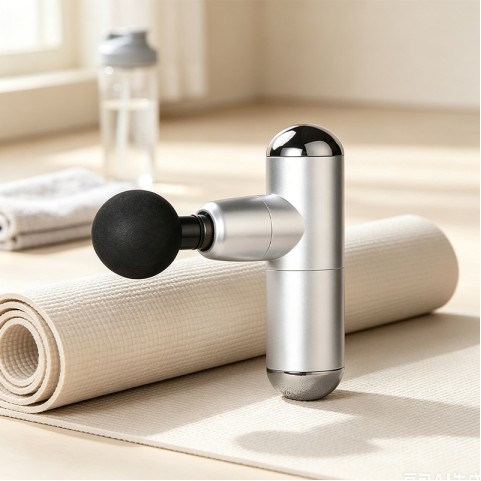 Silver Portable Mini Massage Gun