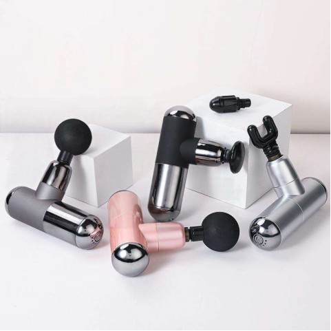 Silver Portable Mini Massage Gun
