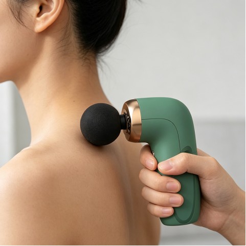 Blue Mini Portable Massage Gun