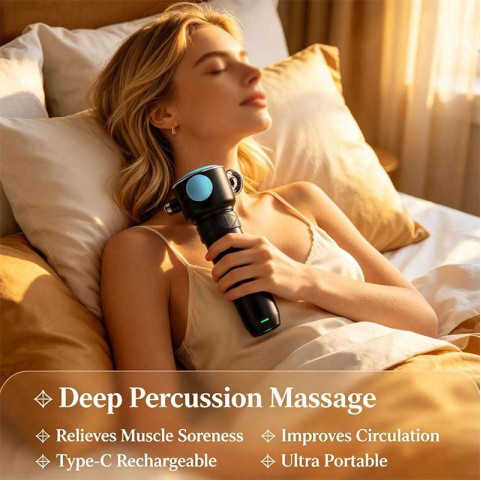 Portable Deep-Tissue Muscle Massage Gun