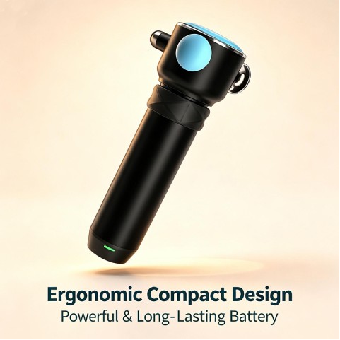 Portable Deep-Tissue Muscle Massage Gun