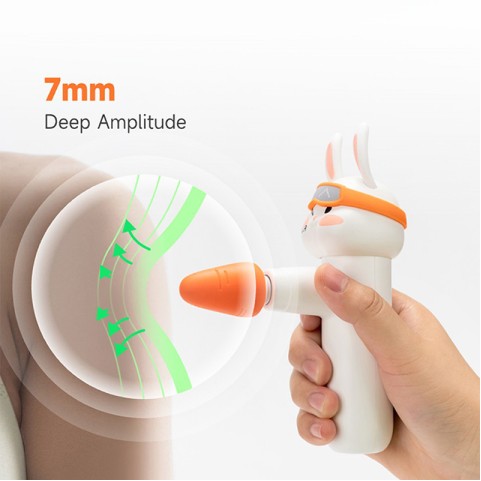 Mini Electric Vibrating Rabbit-Shaped Fascia Gun