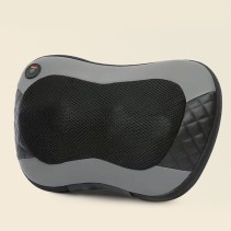 Dark gray shiatsu massage pillow