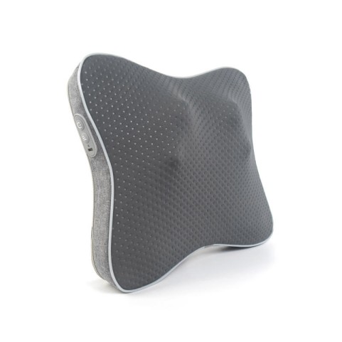 Grey electric home massage pillow