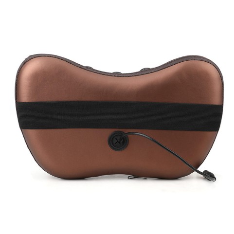 Brown electric massage pillow