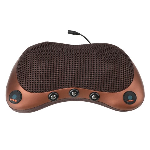 Brown electric massage pillow