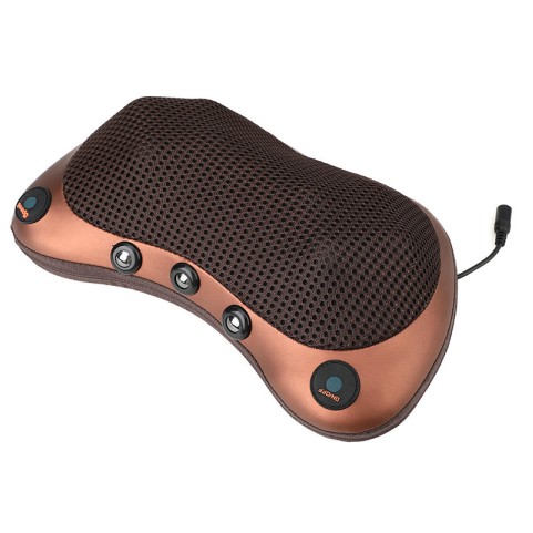Brown electric massage pillow