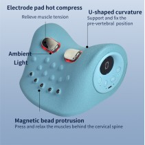 Low-frequency pulse PU massage pillow