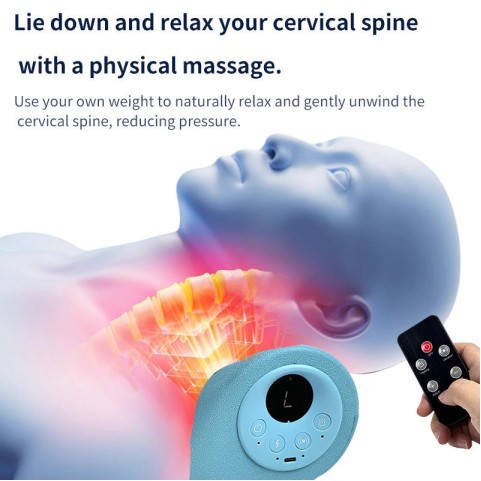 Low-frequency pulse PU massage pillow