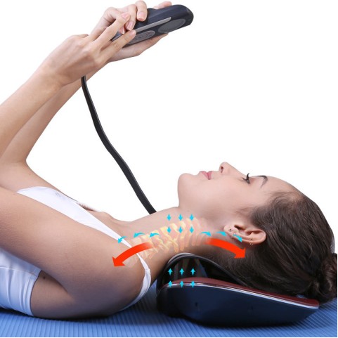 Inflatable Electric Neck Massager with Traction Function