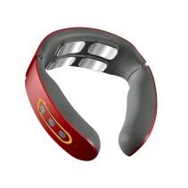 Red and Black Cordless Electric Neck Massager