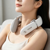 Portable Mini Massager with Heat Therapy and EMS Microcurrent