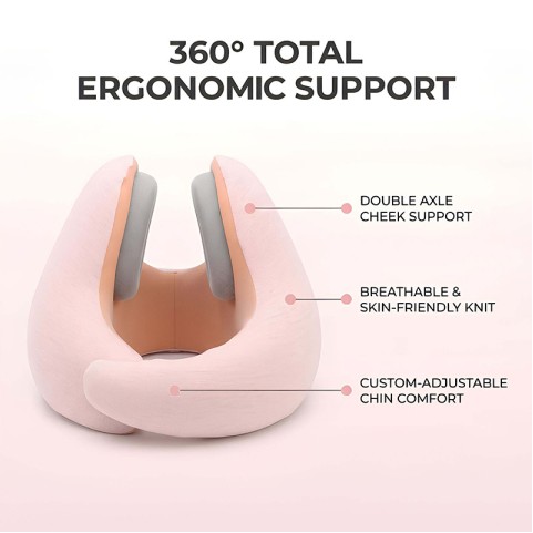 Slow-Rebound U-Shaped Memory Foam Massager with Support