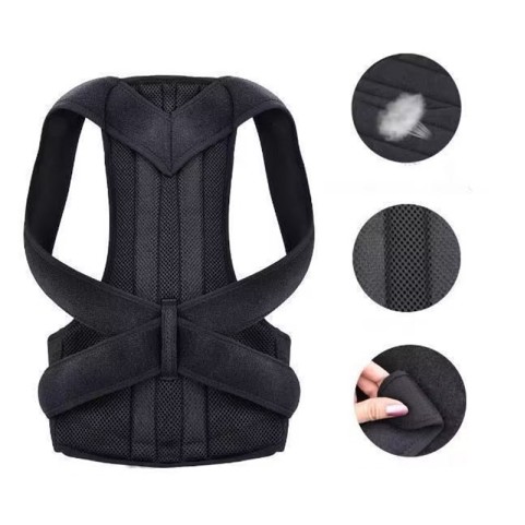 High-Elasticity Black Posture Corrector