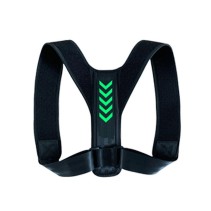 Black upright breathable neoprene posture corrector