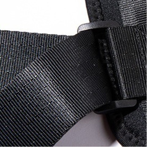 Black upright breathable neoprene posture corrector