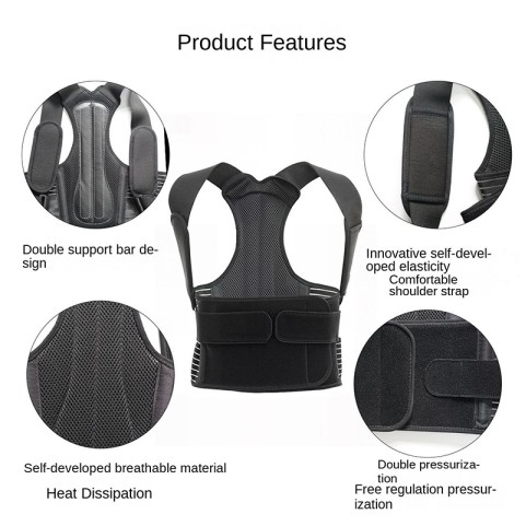 Flexible Back Support and Posture Corrector