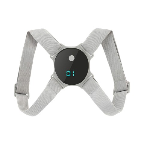Grey portable posture correction strap