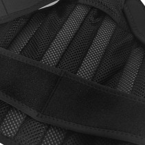 Black supportive posture correction belt