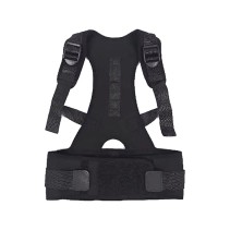 Black comfortable and adjustable posture corrector