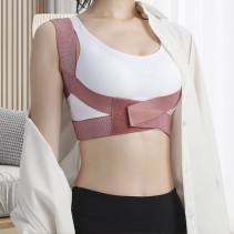 Pink Adjustable Back Support Posture Corrector