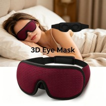 3D Ice Silk Blackout Eye Mask