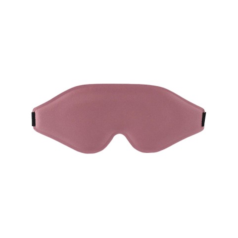 Solid-color blackout sleep mask for side sleepers