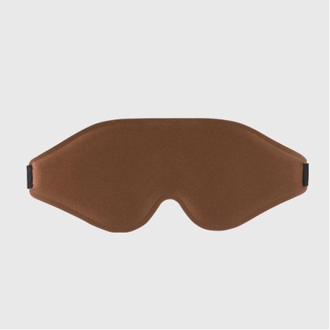 Solid-color blackout sleep mask for side sleepers