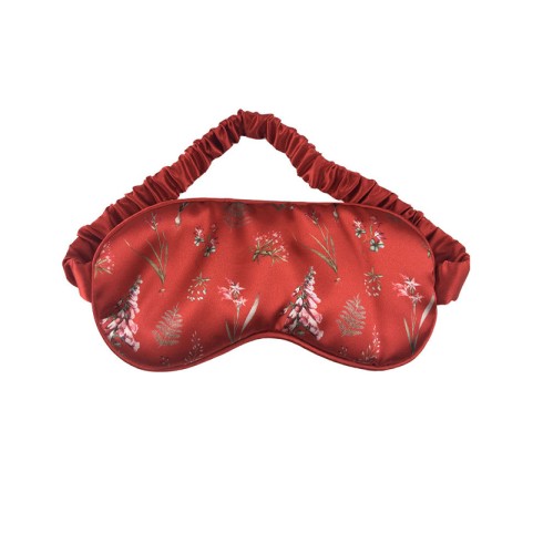 Embroidered Printed Silk Sleep Mask