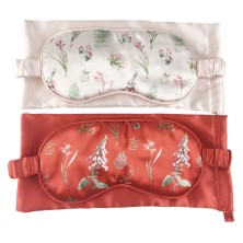 Embroidered Printed Silk Sleep Mask