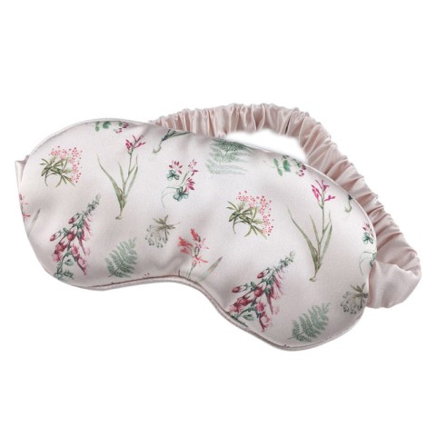 Embroidered Printed Silk Sleep Mask